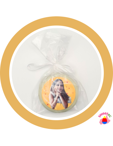 Cookies 4,5cm Ø with chocolate coating and...