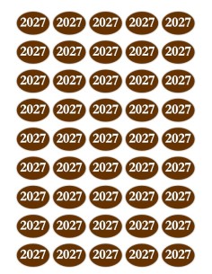 Christmas image transfer sheet in chocolate oval 6059