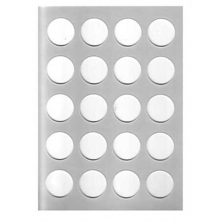 Silicone mold 04886 for round chocolates 4 cm Chocolates per mold: 20