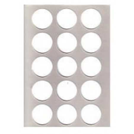 Silicone mold 04889 for chocolate round 5cm
