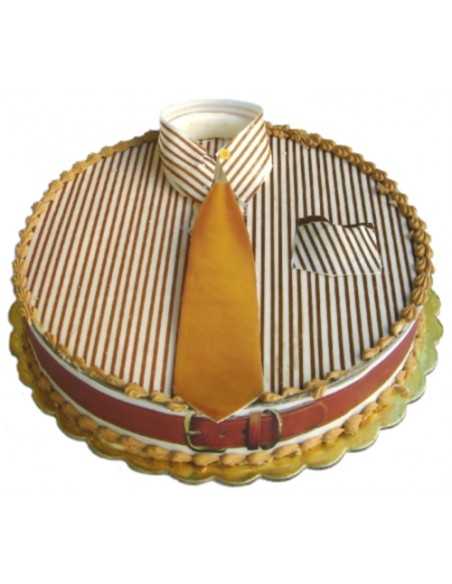 Icing sheet set for cake cover with shirt theme 04777