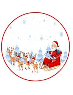 Icing sheet Santa Claus Christmas 4982