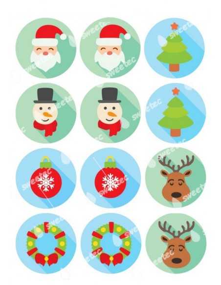 Christmas meringue sheet 6071
