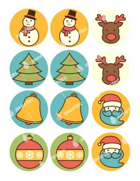 Christmas meringue sheet 6075