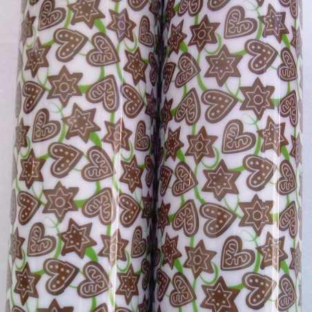 Christmas image transfer sheet in chocolate 05011 20x28cm