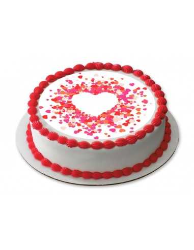 Valentine's Day edible icing sheets 6104 heart