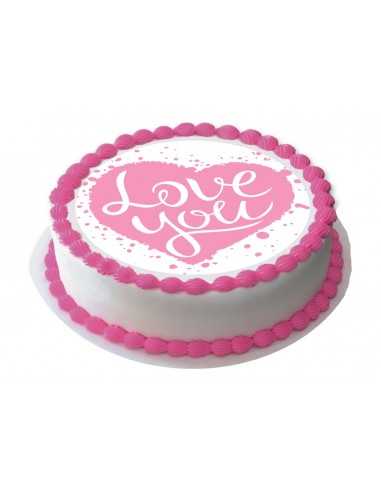 Valentine's Day edible icing sheets 6108 pink...