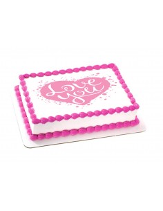 Valentine's Day edible icing sheets