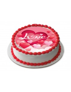Valentine's Day edible icing sheets 6109 heart 2
