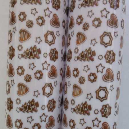 Christmas chocolate image transfer sheet 05016 20x28cm