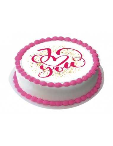Valentine's Day edible icing sheets  6110 heart