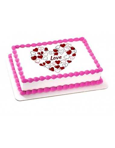 Valentine's Day edible icing sheets 6113 red...