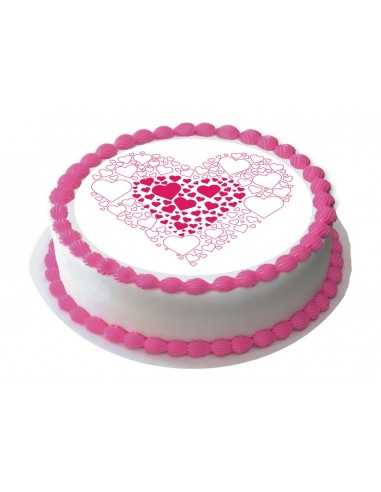 Valentine's Day edible icing sheets 6114 hearts...