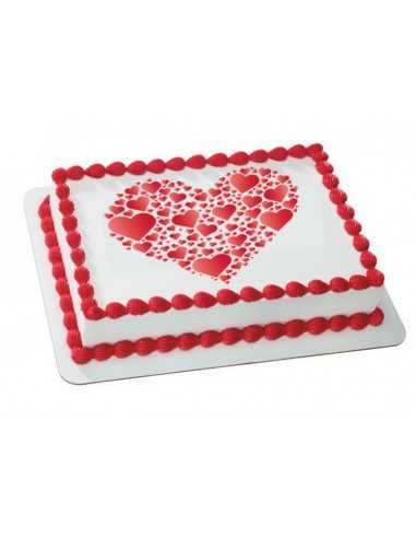 Valentine's Day edible icing sheets 6116 red...