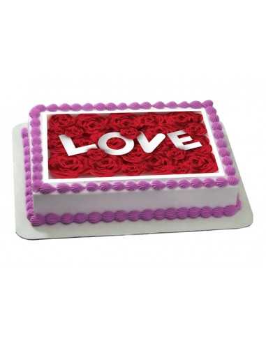 Valentine's Day edible icing sheets 6120 love