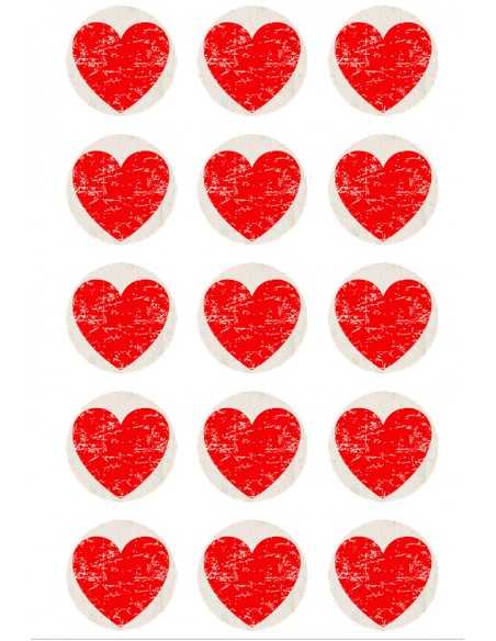 Valentine's Day chocolate image transfer sheet  6152