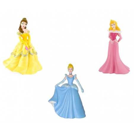 Figures  Princesses Beautiful - Sleeping Beauty - Cinderella (set of 3 pcs) BU012097