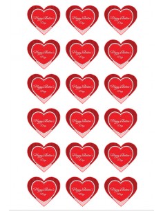Valentine's Day chocolate image transfer sheet 2