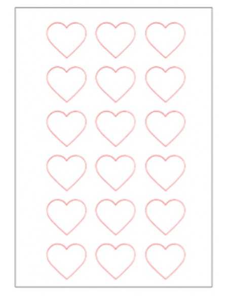 Valentine's Day chocolate image transfer sheet  6160