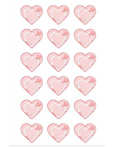 Valentine's Day chocolate image transfer sheet...