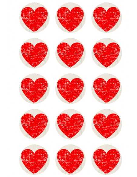 Valentine's Day chocolate image transfer sheet  6162