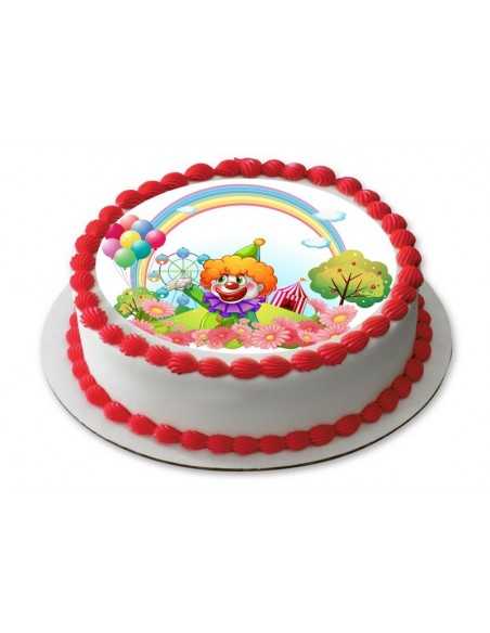 Carnival clown  Edible icing sheets  6167