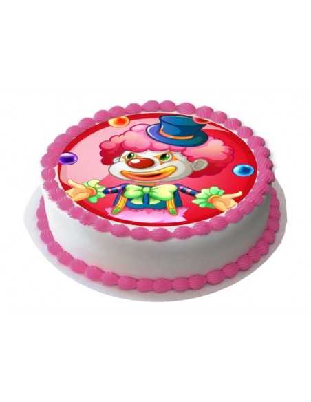 Carnival clown balloons Edible icing sheets 6177