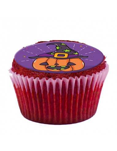 Αποκριάτικα κολοκύθα βρώσιμα φύλλα για cupcake & Μπισκότα 6195