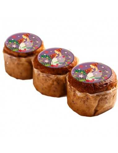 Βρώσιμα φύλλα με θέμα γιορτή της μητέρας για cupcake & Μπισκότα 06250