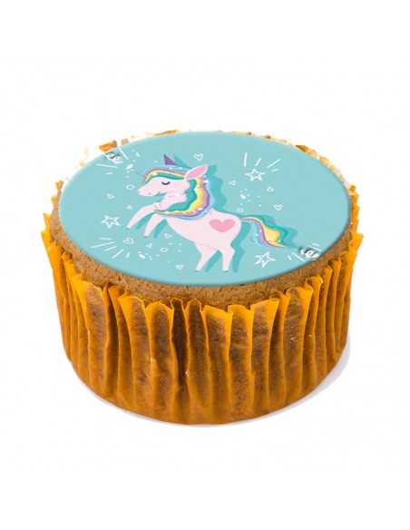 Unicorn edible icing and wafer sheets 6291 for cupcake & cookies etc