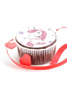 Βρώσιμα φύλλα Μονόκερος για cupcake & Μπισκότα 6294