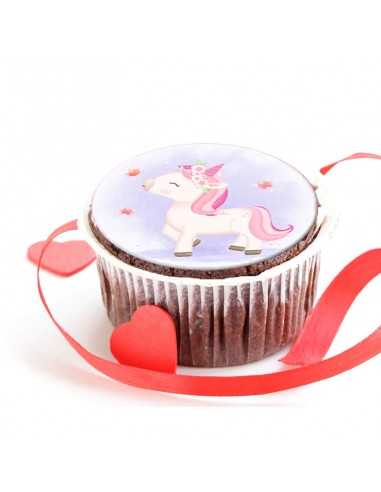 Unicorn edible icing and wafer sheets 6301 for cupcake & cookies etc