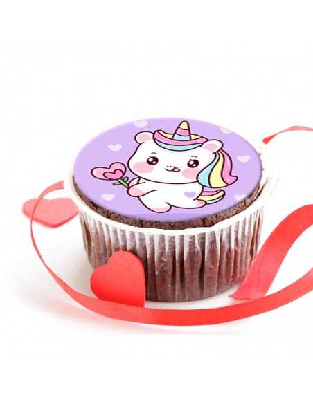 Unicorn edible icing and wafer sheets 6302 for cupcake & cookies etc