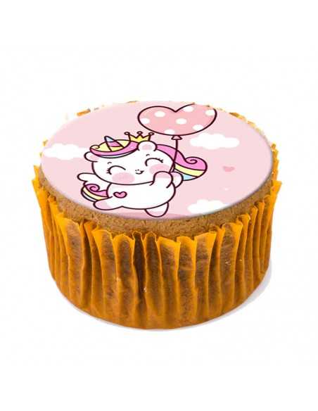 Βρώσιμα φύλλα Μονόκερος για cupcake & Μπισκότα 6304