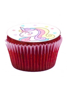 Unicorn edible icing and wafer sheets 6305 for cupcake & cookies etc