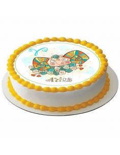 Edible icing sheet  Zodiac Aries sign for cake 6322