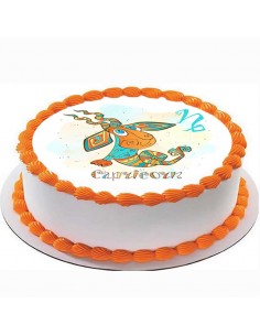 Edible icing sheet  Zodiac Capricorn sign for cake 6324
