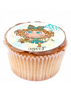 Edible sheets sign Virgo for cupcake & cookies 6332