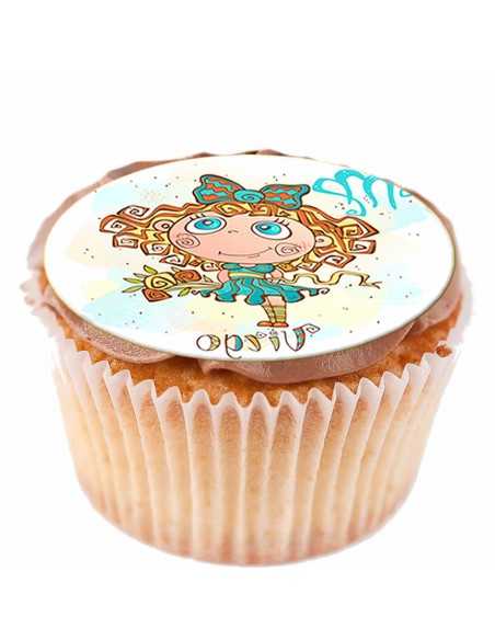 Edible sheets sign Virgo for cupcake & cookies 6332