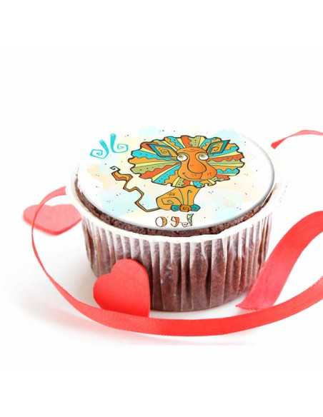 Edible Leo zodiac sign for cupcake & cookies 6333