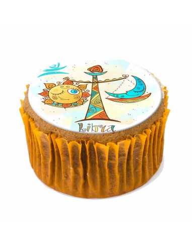 Edible sheets zodiac sign Libra for cupcake & cookies 6337