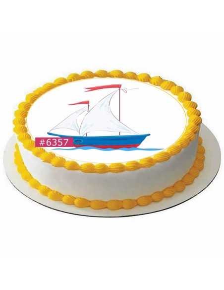 Edible icing  - wafer  sheet 6357 for cake cupcake cookies