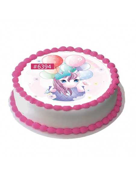 Edible icing sheet 6394 for cake cupcake cookies