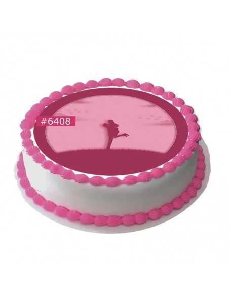 wedding edible sheet 6408 for cake cupcake cookies
