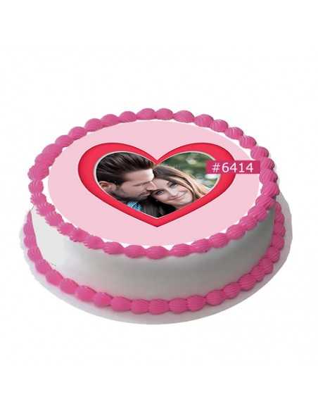 Wedding edible sheet 6414 for cake cupcake cookies