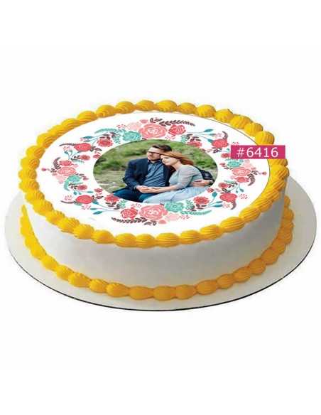 Βρώσιμο φύλλο  6416 για τούρτα  μπισκότα cupcake