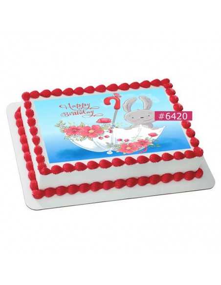 Edible sheet 6420 for cake cupcake cookies