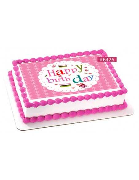 Edible sheet 6426 for cake cupcake cookies