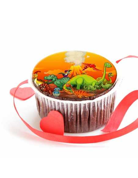 Edible sheet Dinosaurs 6434 for cake cupcake cookies