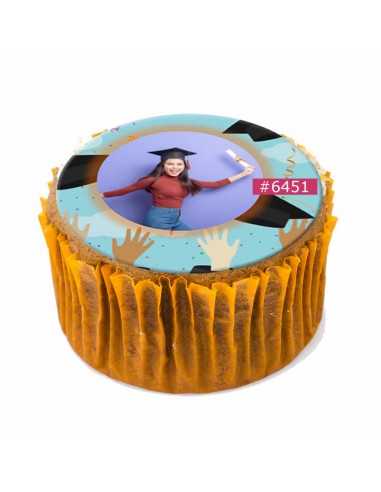 Edible sheet Graduation 6451 for cake cupcake cookies